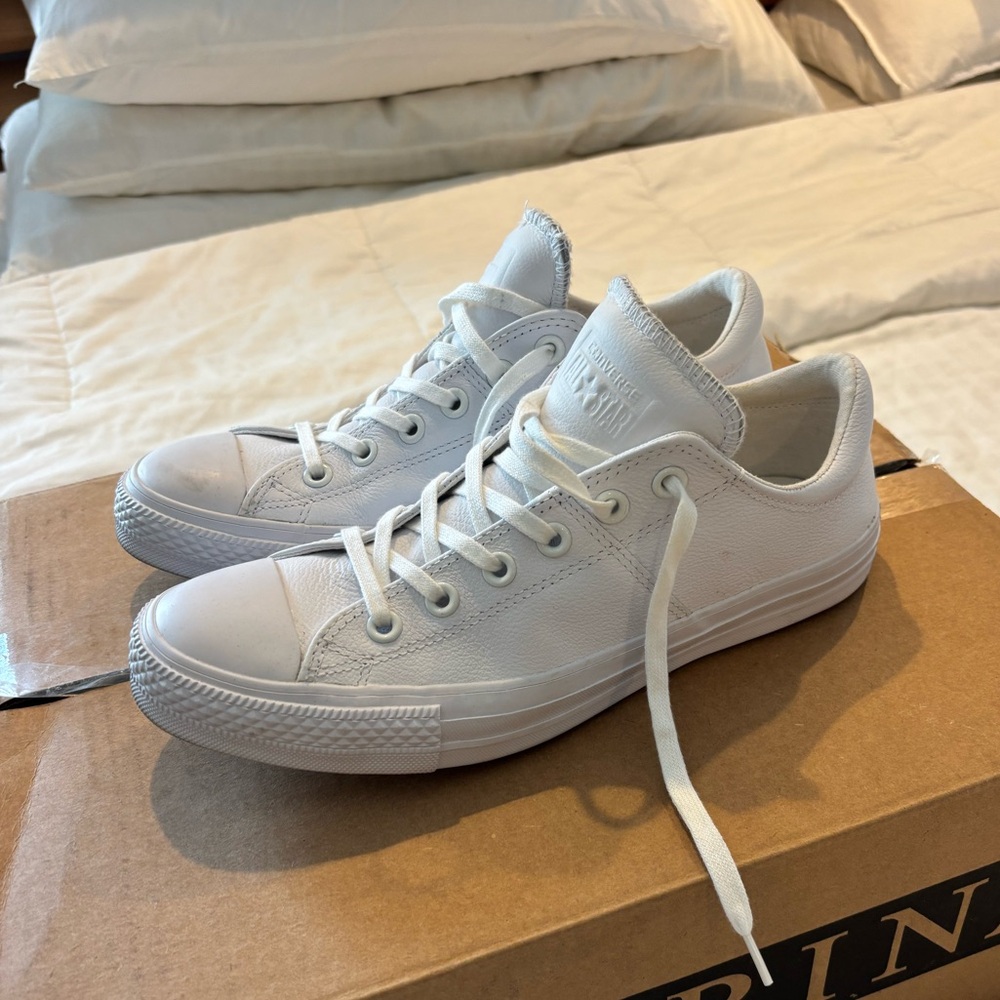 Converse All Star Rare LEATHER White Sneakers